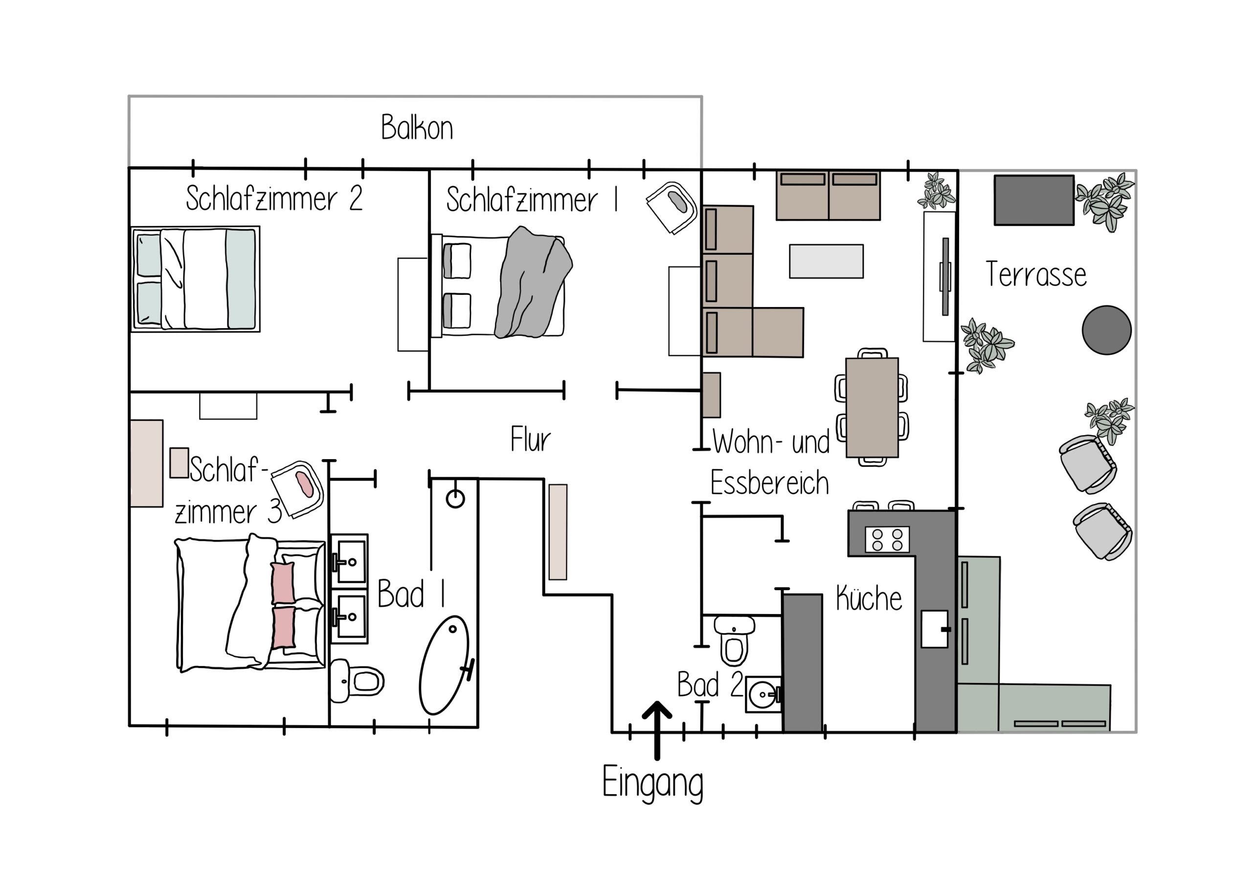 Grundriss Erdgeschoss